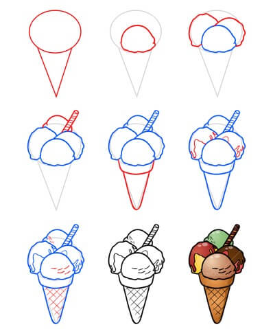 Dondurma fikri (10) çizimi