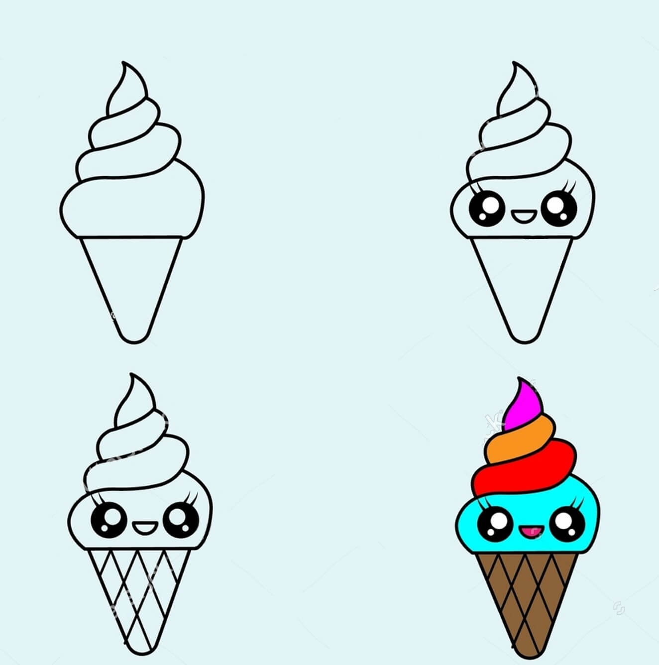 Dondurma fikri (13) çizimi