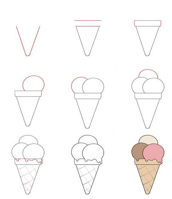 Dondurma fikri (15) çizimi