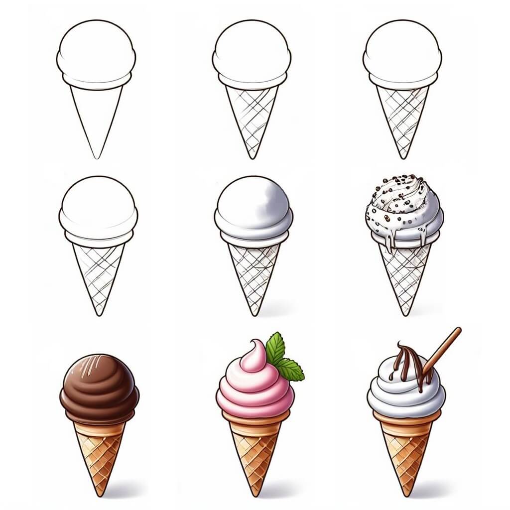 Dondurma fikri (16) çizimi