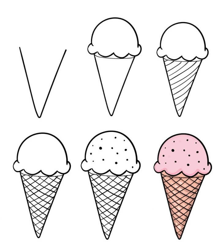 Dondurma fikri (3) çizimi