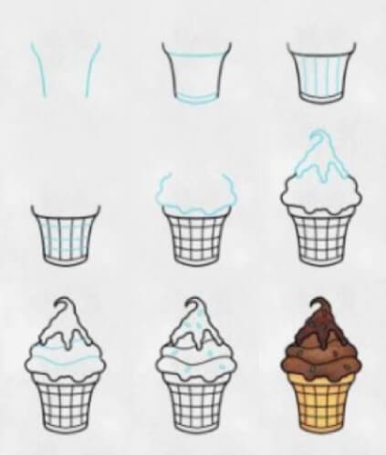 Dondurma fikri (9) çizimi