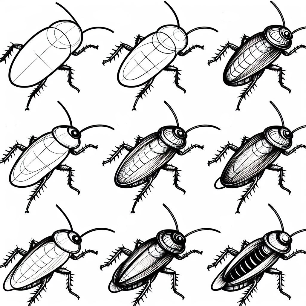 Hamamböcekleri fikri (9) çizimi