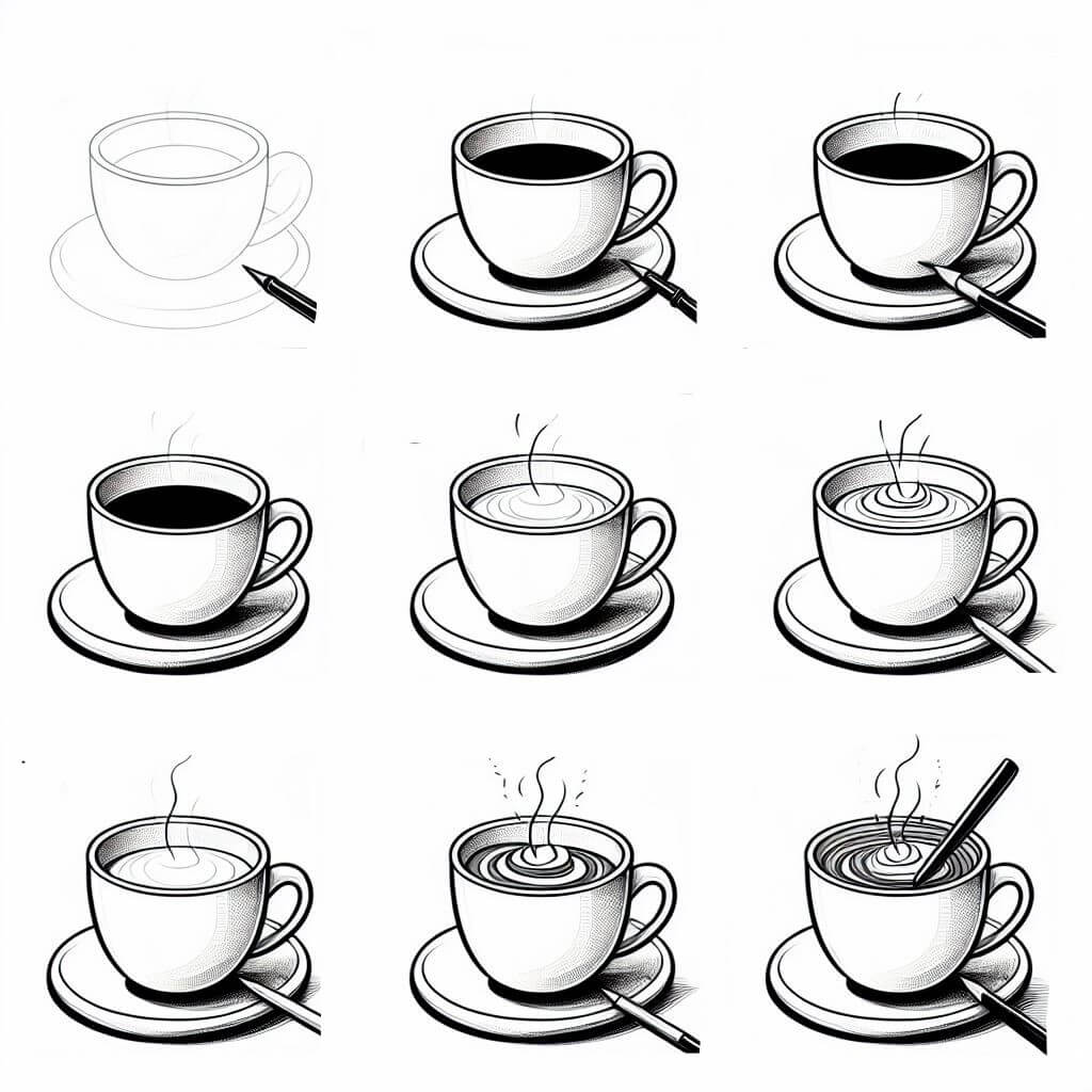 Kahve fikri (15) çizimi
