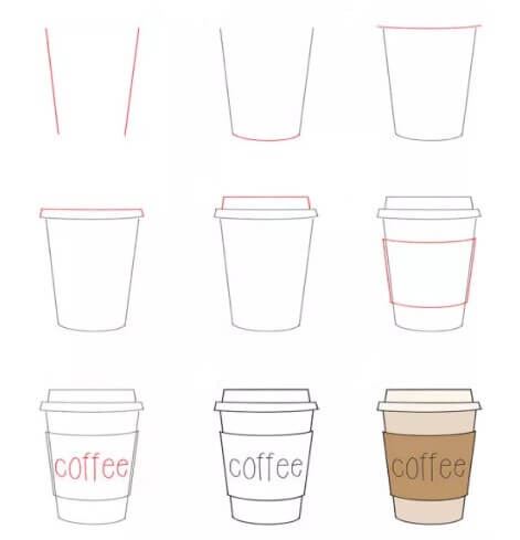 Kahve fikri (4) çizimi