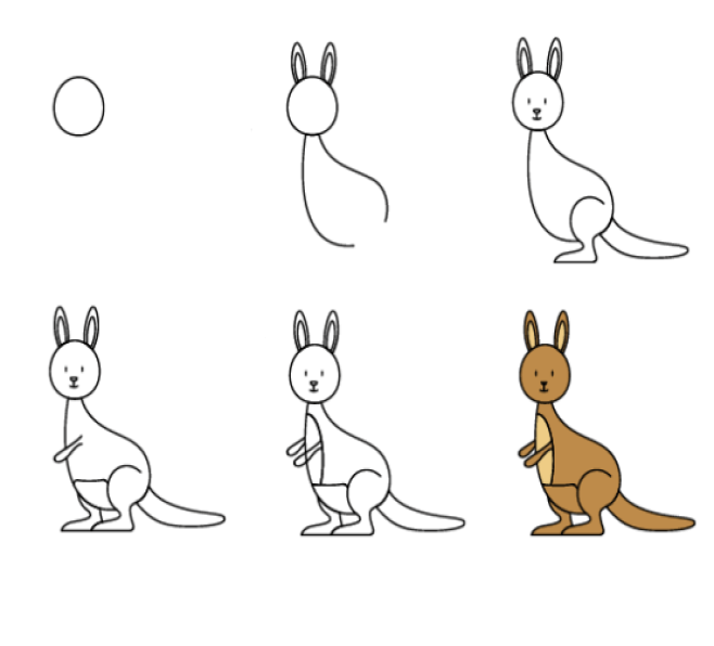Kanguru fikri (14) çizimi