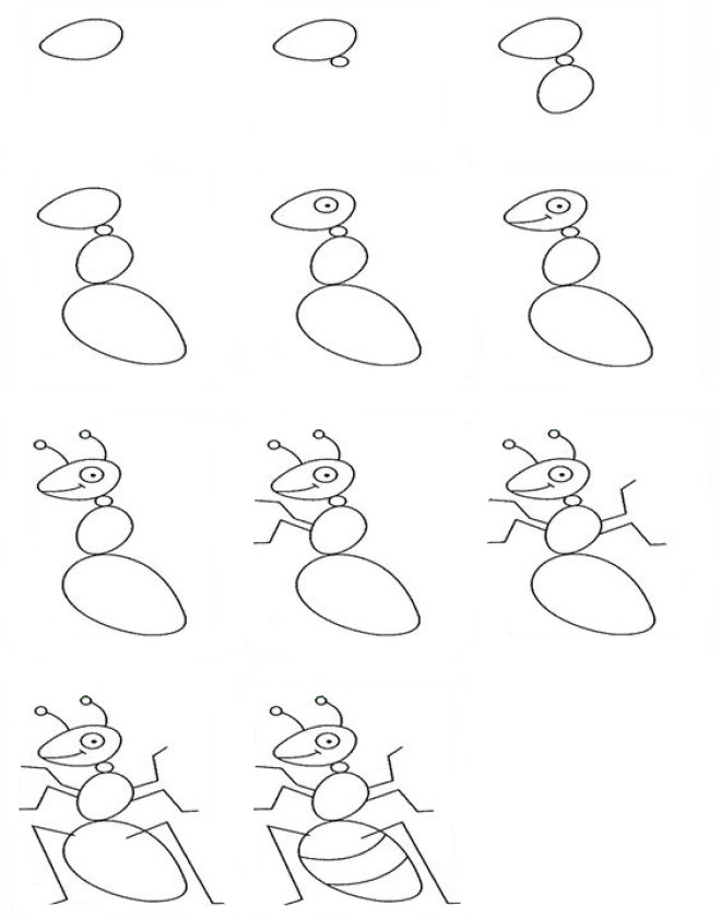 Karınca fikri (18) çizimi