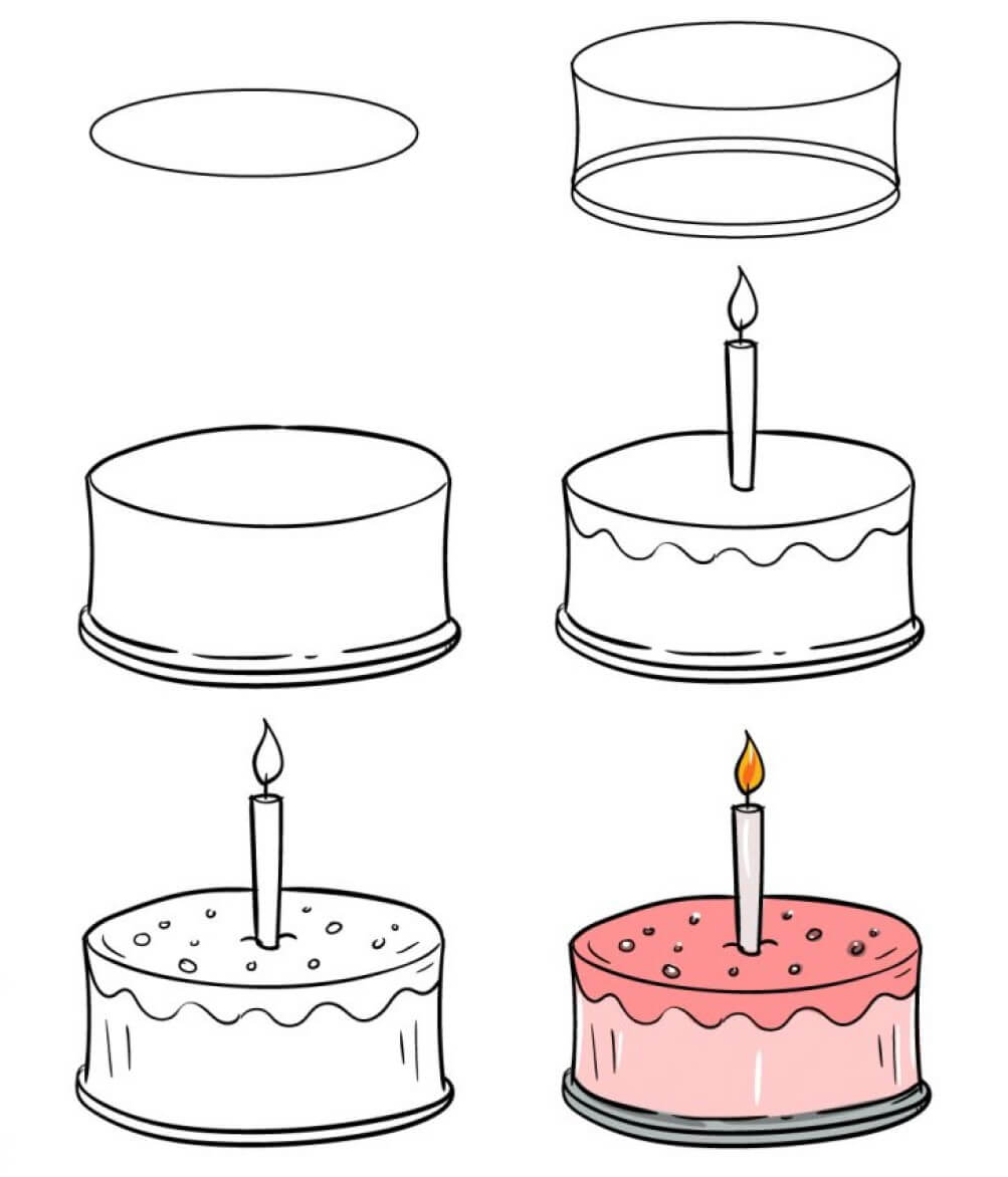 kremalı pasta fikri (3) çizimi