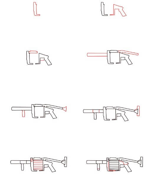 MGl 140 silah çizimi