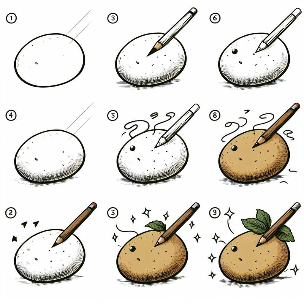 Patates fikri 12 çizimi
