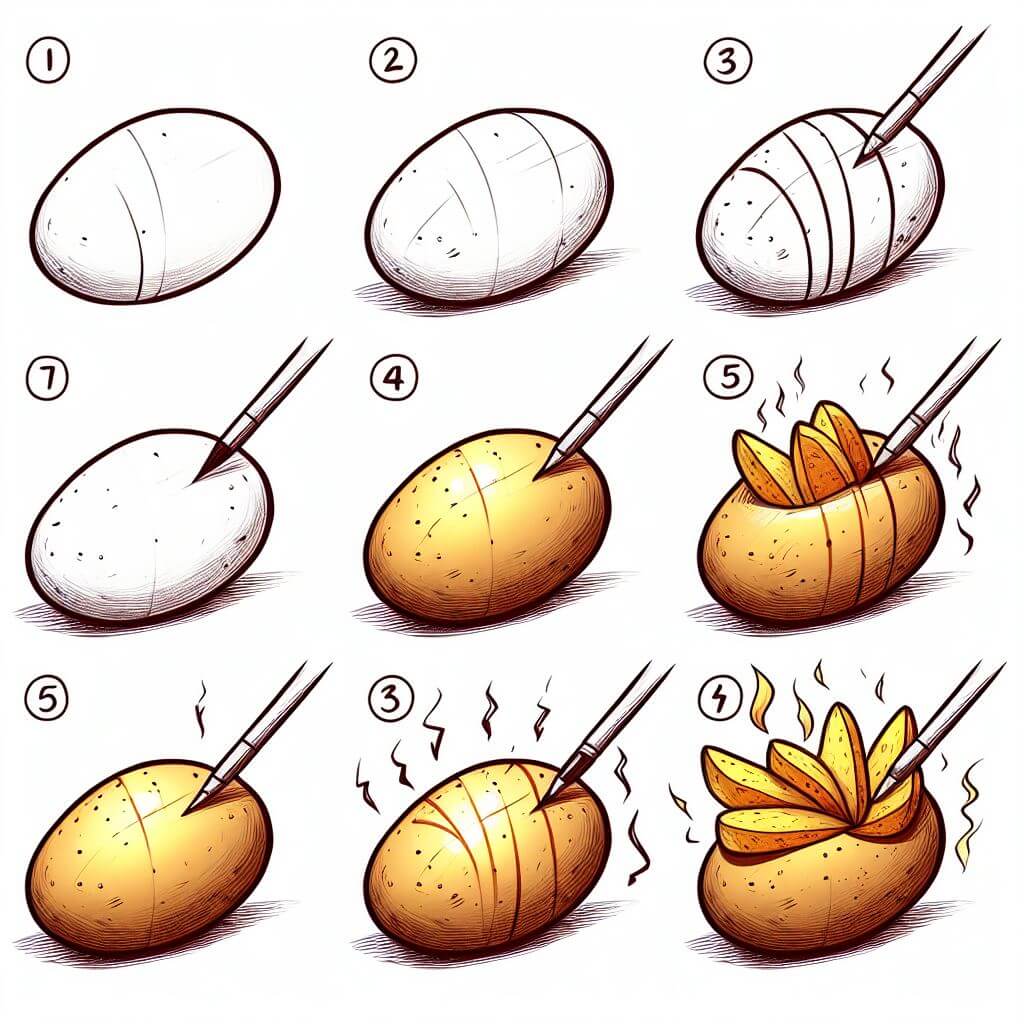 Patates fikri 15 çizimi