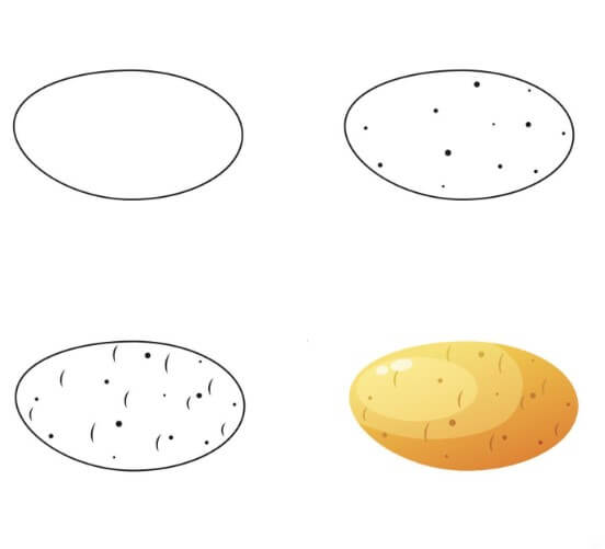 Patates fikri 6 çizimi