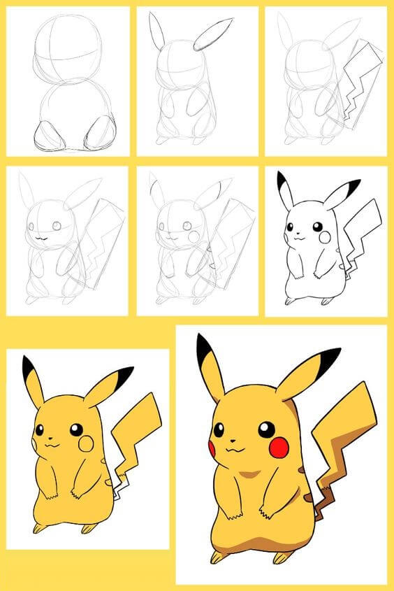 Pikachu Cesur çizimi
