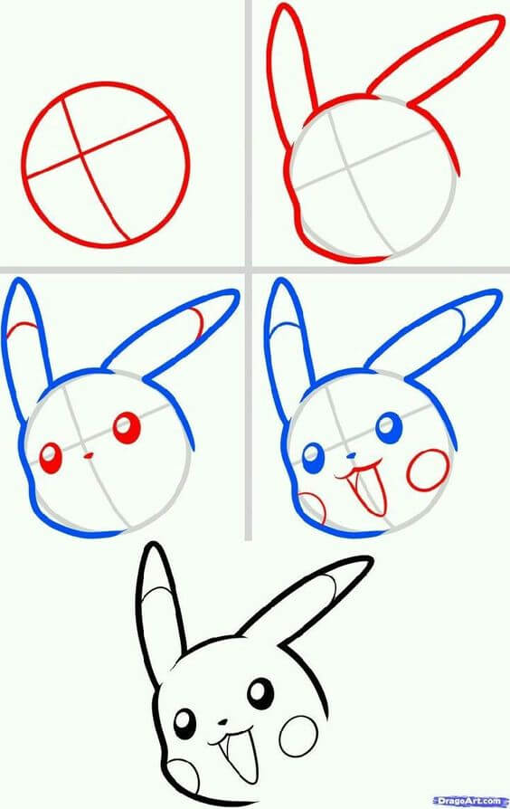 Pikachu Hareketli çizimi
