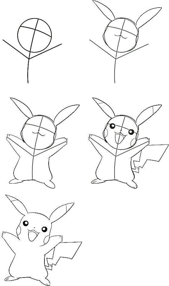 Pikachu Işıltı çizimi