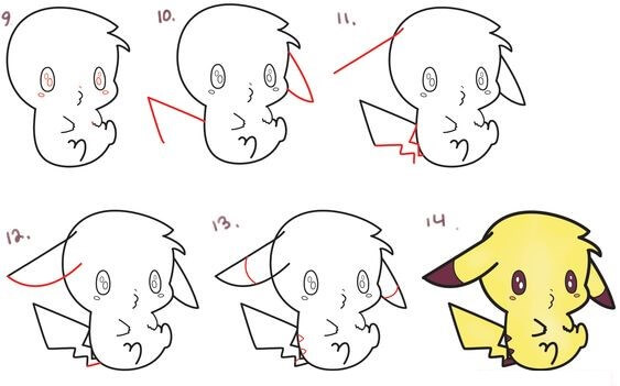 Pikachu Tutkulu Coşku çizimi
