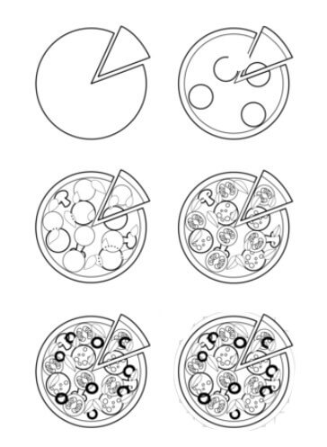 Pizza fikri (14) çizimi