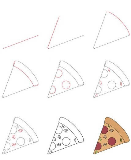 Pizza fikri (15) çizimi