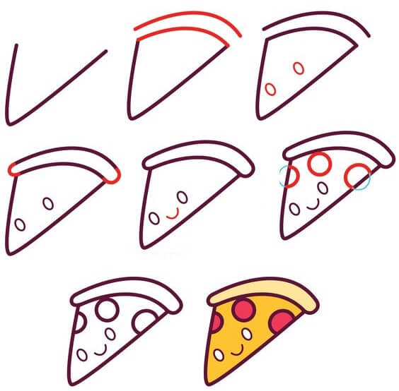 Pizza fikri (7) çizimi