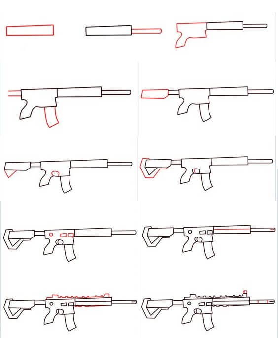 Silah fikri (2) çizimi