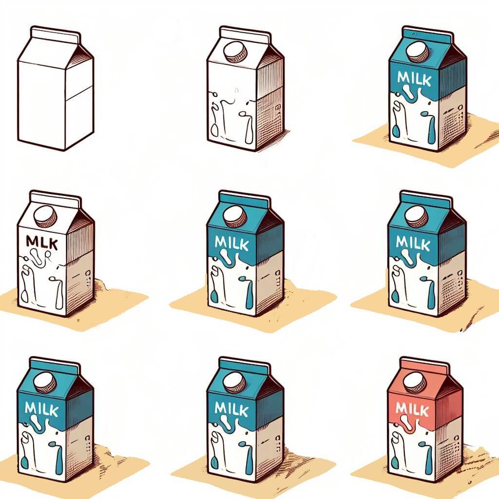 Süt çizimi
