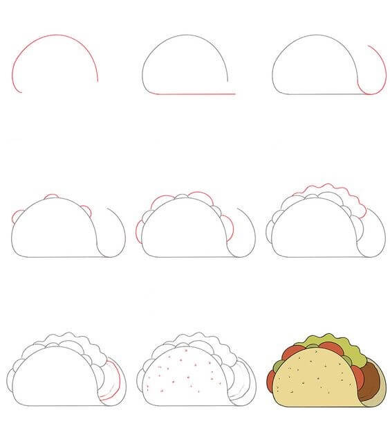 Taco fikri (1) çizimi