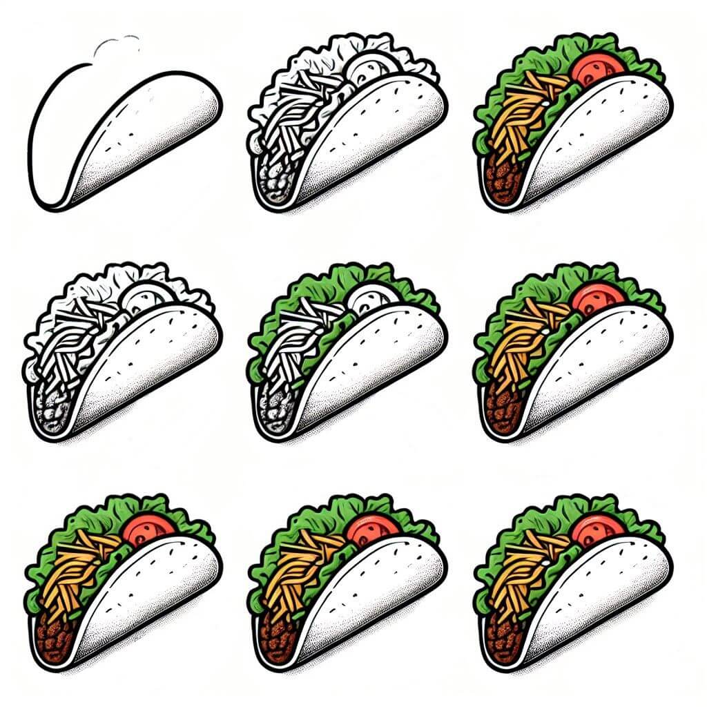 Taco fikri (10) çizimi