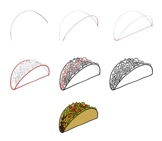 Taco fikri (3) çizimi