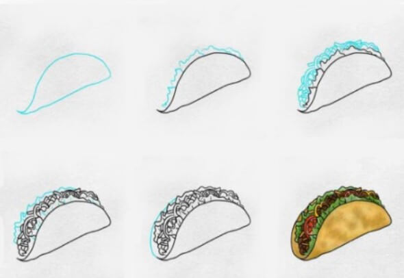 Taco fikri (4) çizimi