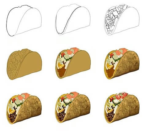 Taco fikri (5) çizimi