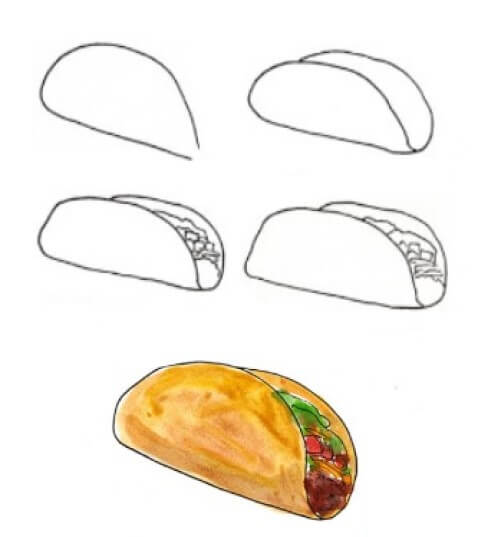 Taco fikri (6) çizimi