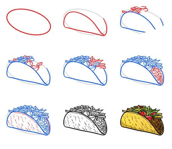 Taco fikri (9) çizimi