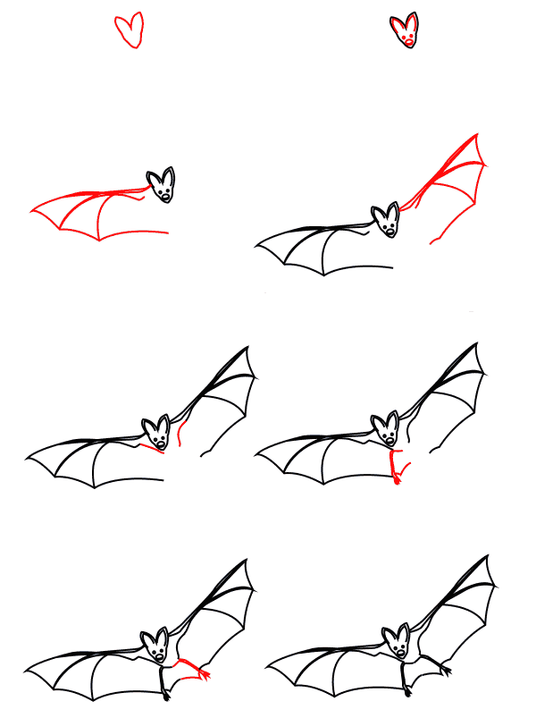 Vampire bat çizimi