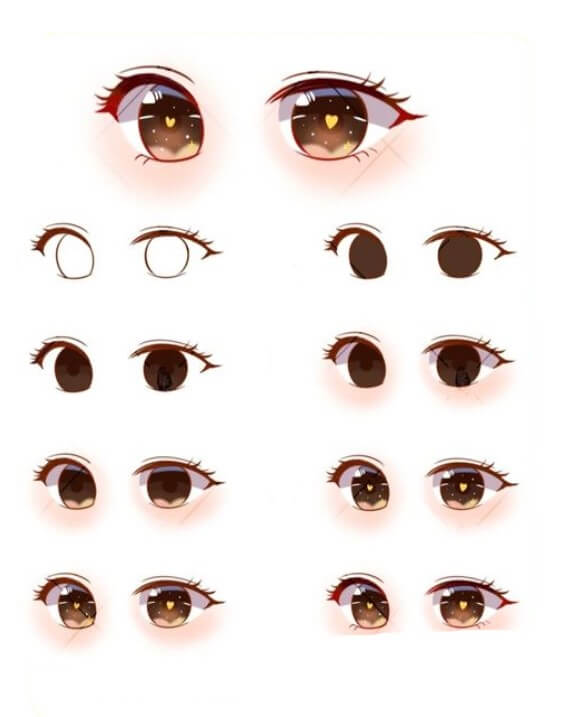 Anime gözleri fikri (25) çizimi
