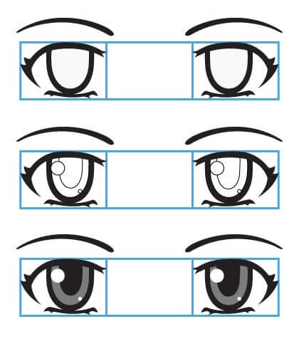 Anime gözleri fikri (39) çizimi