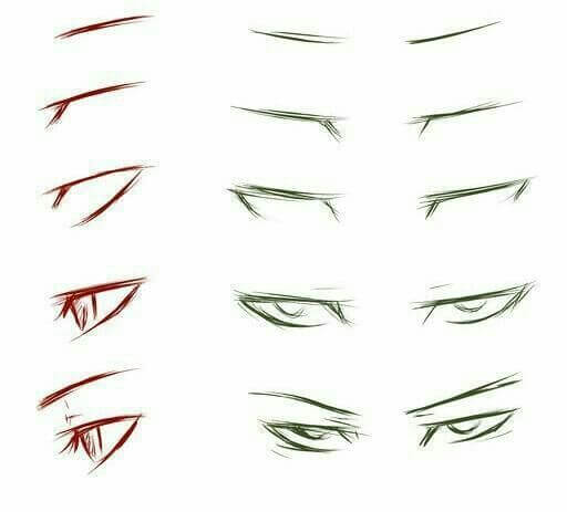Anime gözleri fikri (8) çizimi