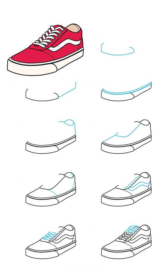 Ayakkabı fikri (11) çizimi
