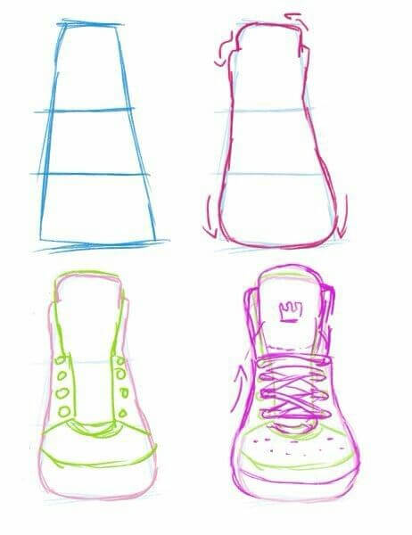 Ayakkabı fikri (12) çizimi