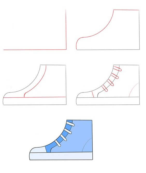 Ayakkabı fikri (15) çizimi