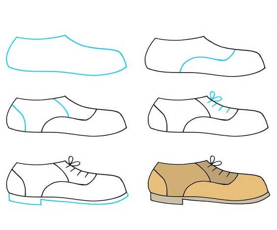 Ayakkabı fikri (19) çizimi