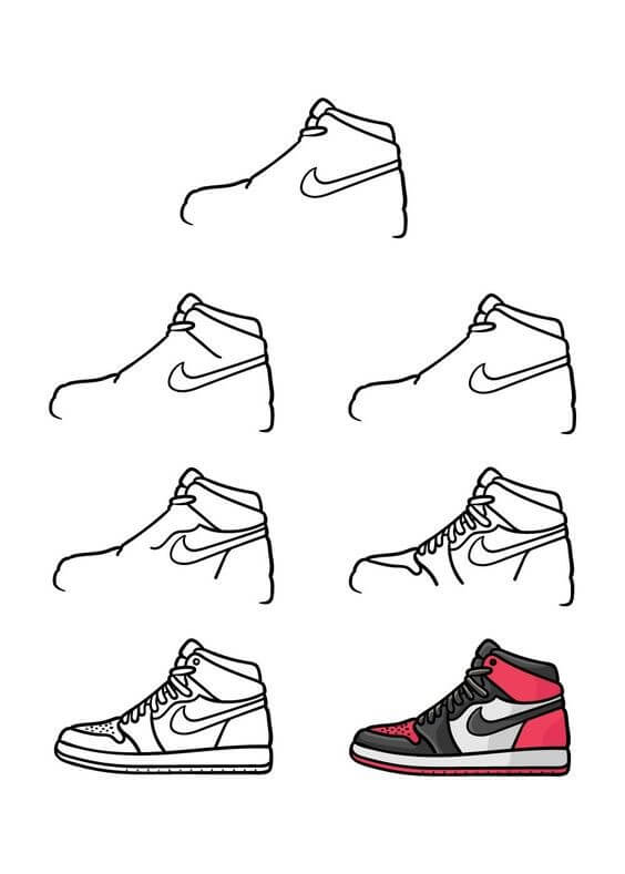 Ayakkabı fikri (2) çizimi