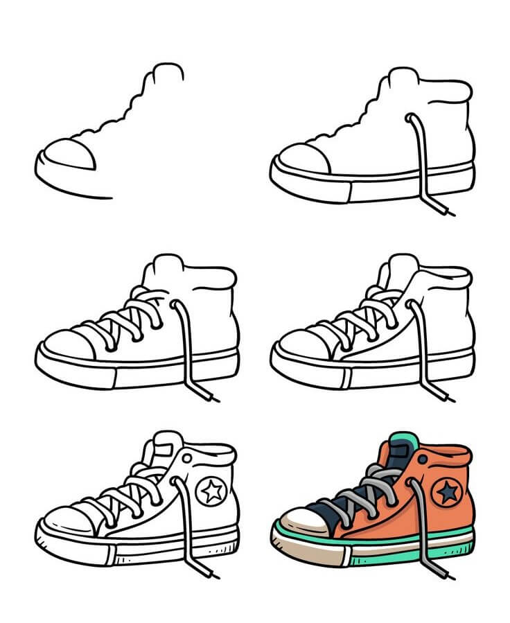 Ayakkabı fikri (20) çizimi