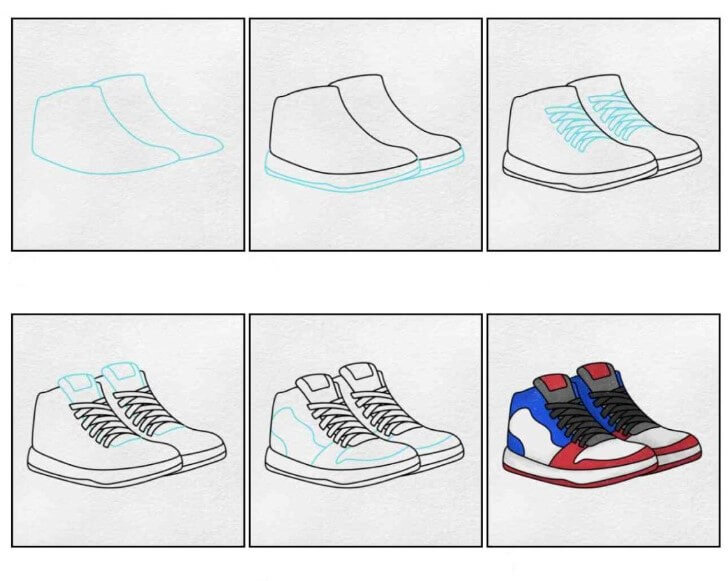 Ayakkabı fikri (24) çizimi