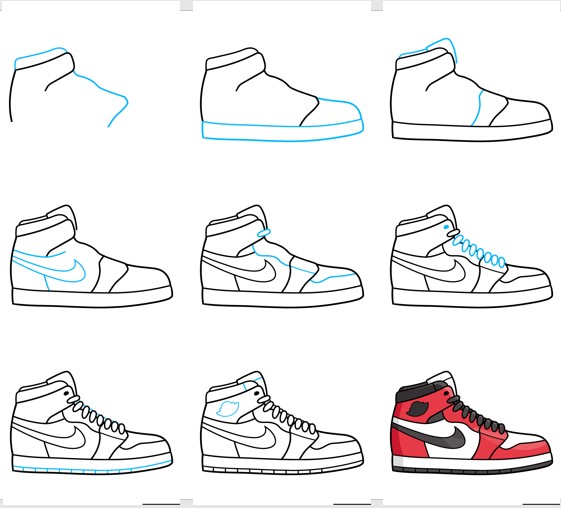 Ayakkabı fikri (28) çizimi