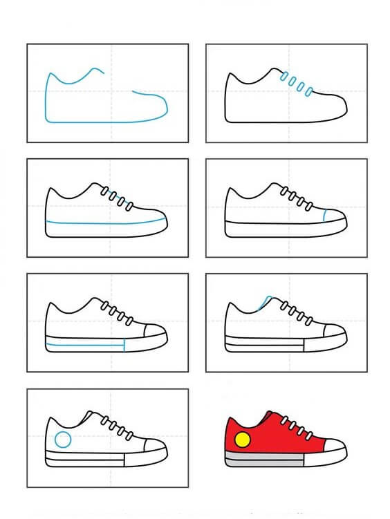 Ayakkabı fikri (3) çizimi