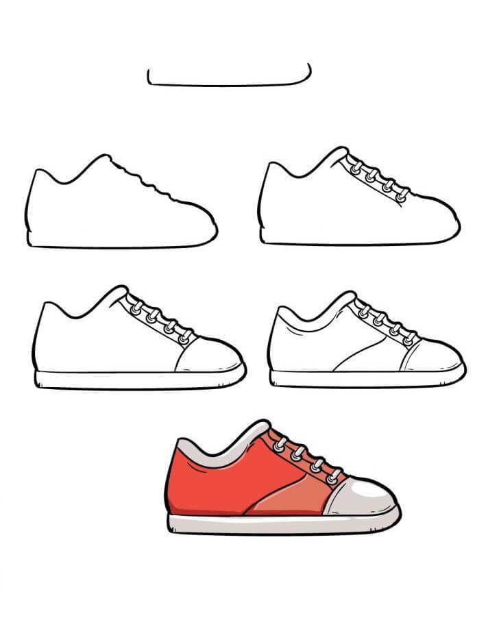 Ayakkabı fikri (5) çizimi