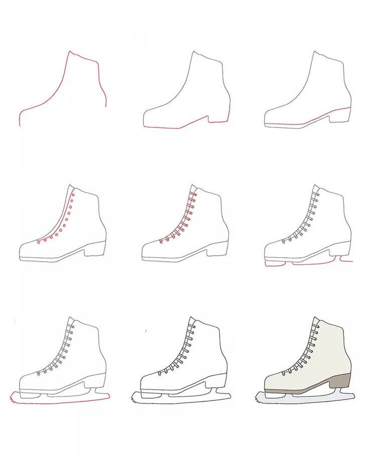 Ayakkabı fikri (7) çizimi