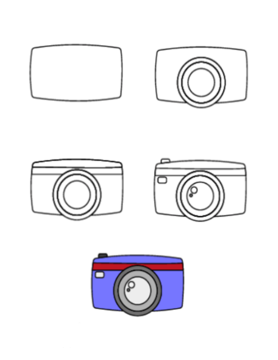 Basit bir kamera çizimi (2) çizimi