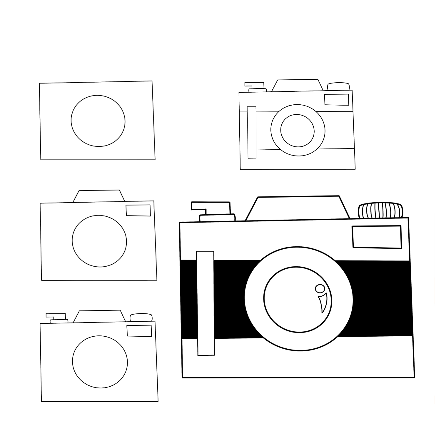 Basit bir kamera çizimi (3) çizimi