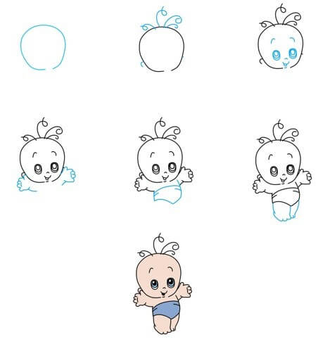 Bebek fikri (15) çizimi
